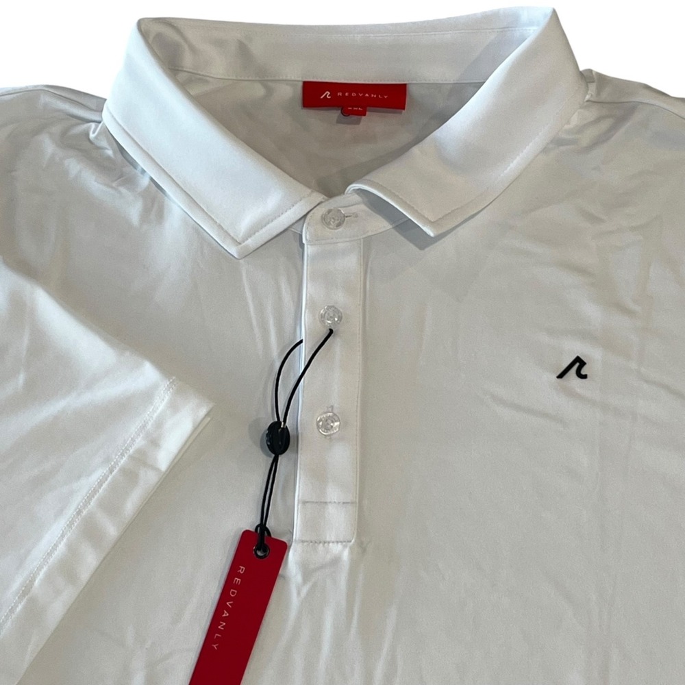 NWT Redvanly Heyward Polo Shirt Mens XXL Bright White